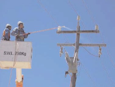 cleaninginsulators cleaninginsulators cleaninginsulators insulator Australian Utility Confronted Insulator Pollution cleaninginsulators