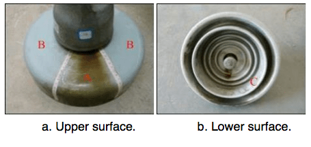Screen-Shot-2016-05-27-at-10 Screen-Shot-2016-05-27-at-10 Fig. 6: Division of insulator surface. corrosion Corrosion of Disc Insulators on DC Lines in China Screen Shot 2016 05 27 at 10