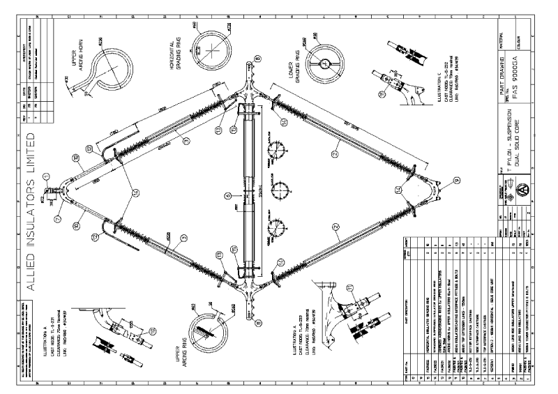 Suspension-Insulator-Array-1 Suspension-Insulator-Array-1 Composite Insulator Design for New U.K. Transmission Lines transmission lines Composite Insulator Design for New Transmission Lines in the U.K. Suspension Insulator Array 1