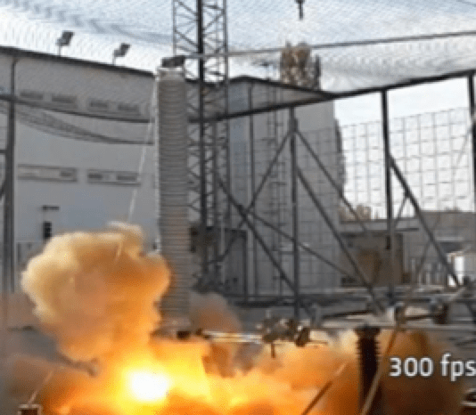 Internal-arc-test-on-RIP-bushing-rated-420-kV Internal-arc-test-on-RIP-bushing-rated-420-kV uhv bushings Review of External Insulation for EHV & UHV Bushings Internal arc test on RIP bushing rated 420 kV