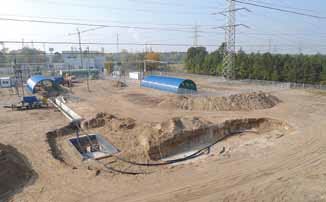 Example of installation work for pre-qualification testing.