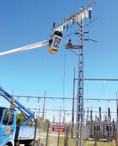 a5-242x300 a5-242x300 Pilot test facility at Marsat El Hadjaj Substation. pollution Algerian HV Grid Operator Combats Harsh Pollution a5 242x300