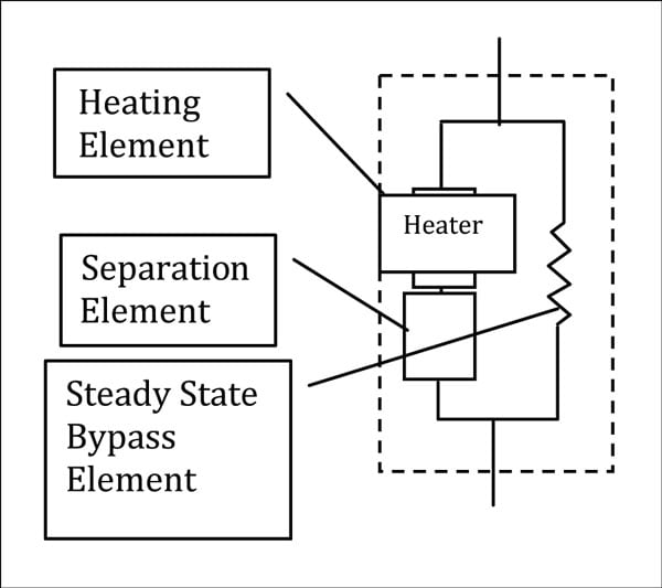 Schematic of disconnector.