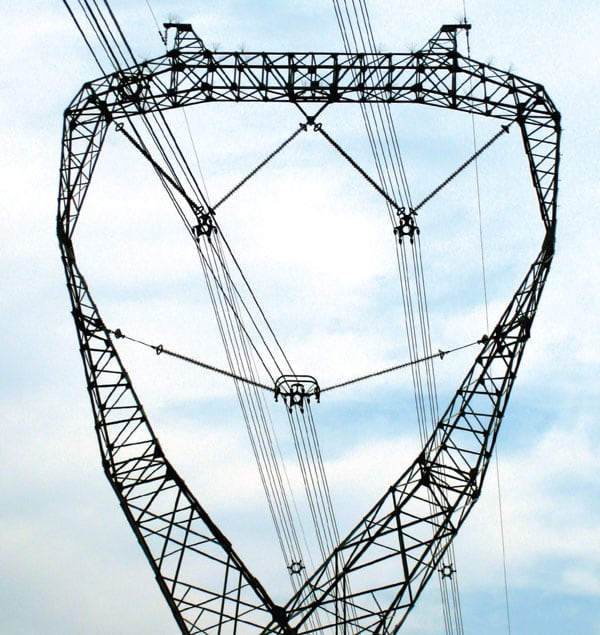 V-string composite insulator