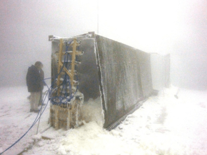 Fig. 9: Wind tunnels placed in large climatic chamber