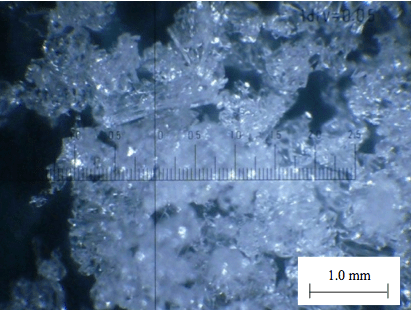 Fig. 10: Appearance of artificial snow.