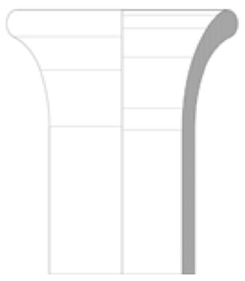 Fig. 6: Typical layout of earth deflectors.