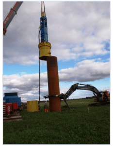 Installation of monopile
