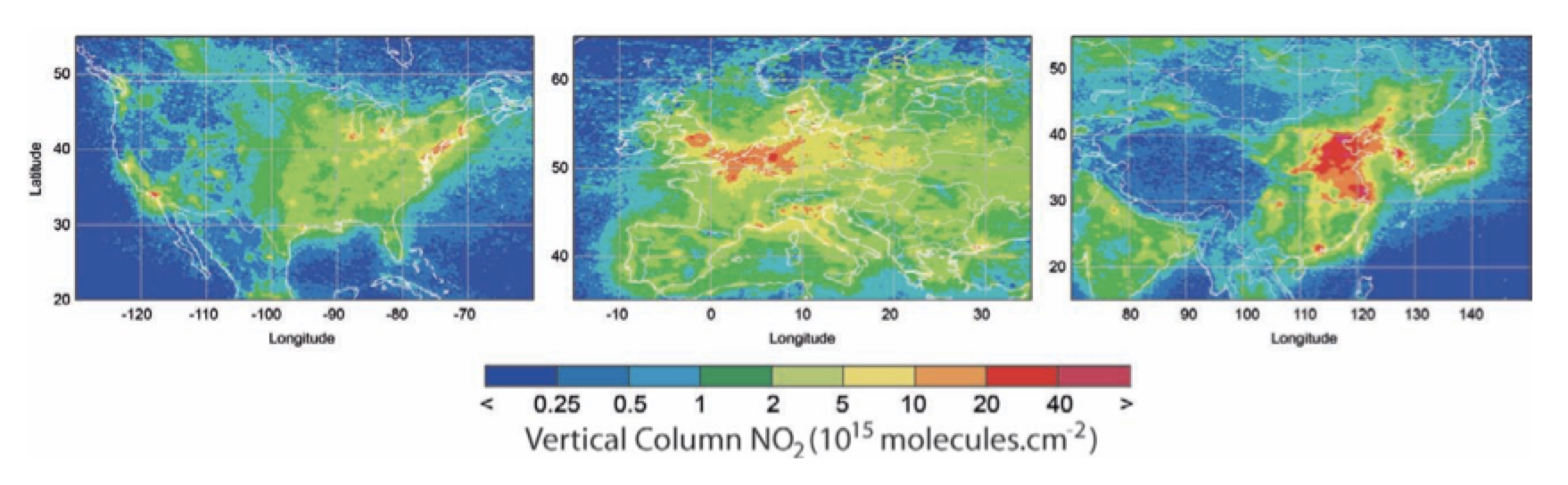 Screen-Shot-2016-06-02-at-4 Screen-Shot-2016-06-02-at-4 Fig. 14: Annual average of SCIAMACHY estimates for NO2 concentration for 2009. Ground pixels are 60 x 30 km. selecting insulators using satellite measurements of air pollution Selecting Insulators Using Satellite Measurements of Air Pollution Screen Shot 2016 06 02 at 4