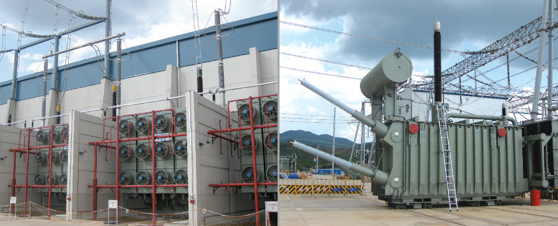 Screen-Shot-2016-10-28-at-16 Screen-Shot-2016-10-28-at-16 Chuxiong Converter Station is equipped with 28 transformers, of which 4 are spares. The remaining 24 have 12 of each polarity with 3 units at each voltage level: 200, 400 , 600 and 800 kV. converter station UHV Converter Station Showcased Latest Equipment & Insulator Technologies Screen Shot 2016 10 28 at 16