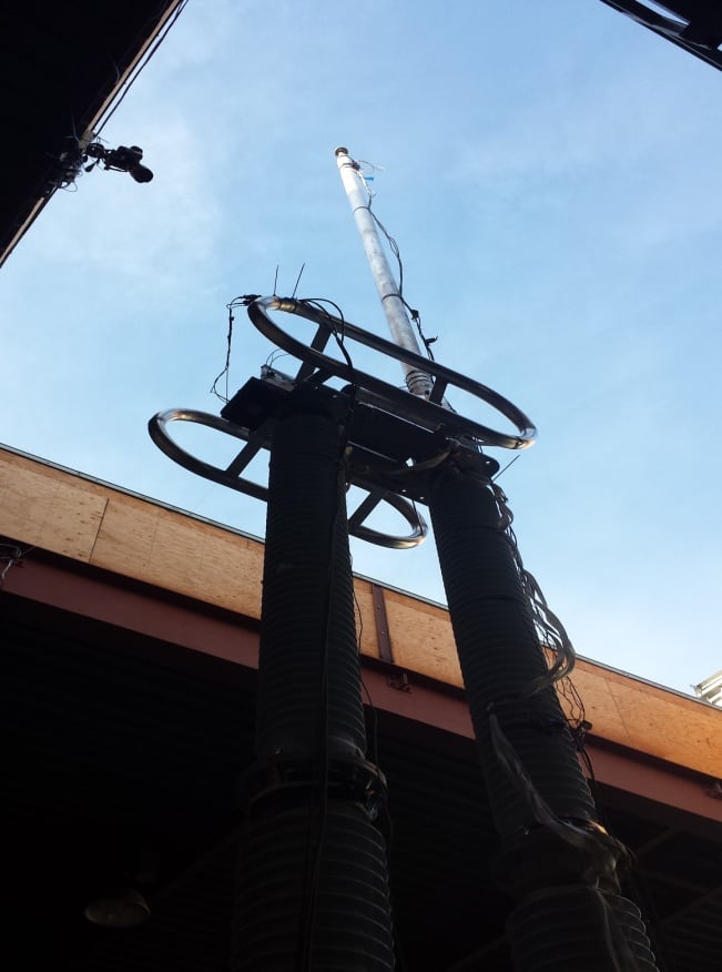 Fig Fig 500 kV switch with mast open. Seismic Performance Seismic Performance of Porcelain Insulators at Substations Fig