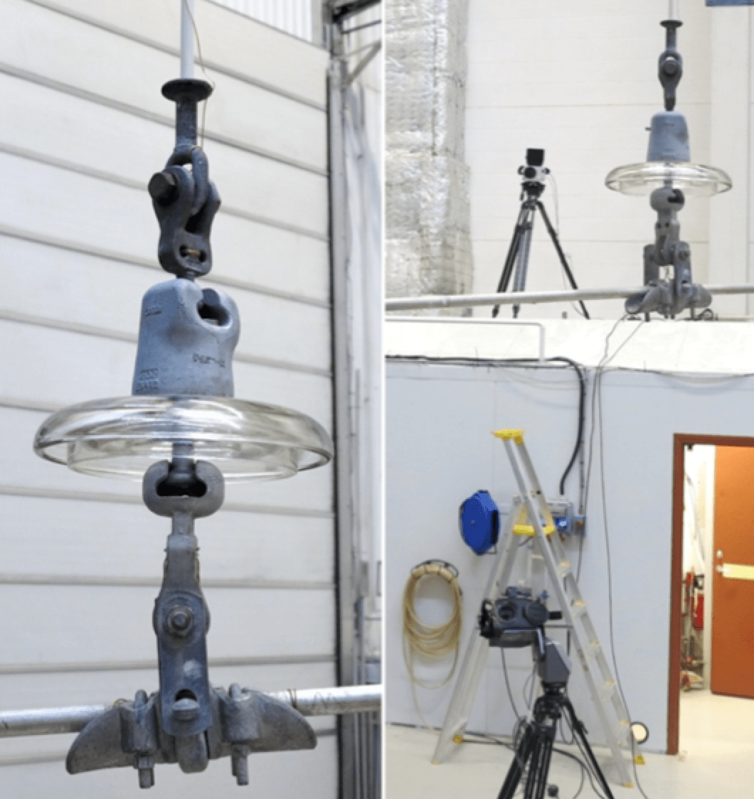 Typical laboratory set-up using two cameras.