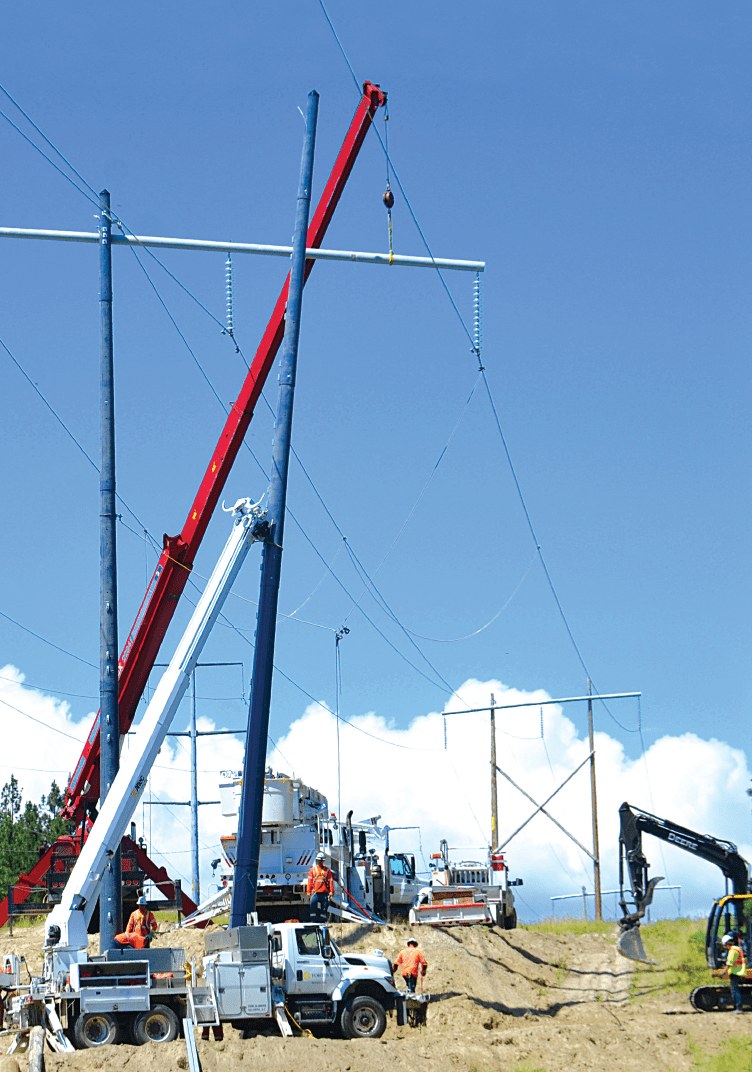 line poles