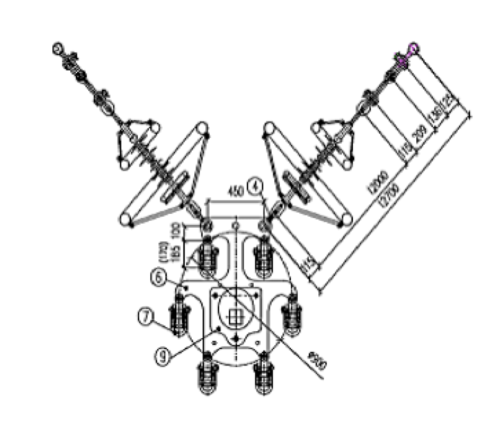 Drawing-of-composite-insulators-with-corona-rings-adopted Drawing-of-composite-insulators-with-corona-rings-adopted dc line Shielding Electrodes for AC & DC Line Insulators Drawing of composite insulators with corona rings adopted