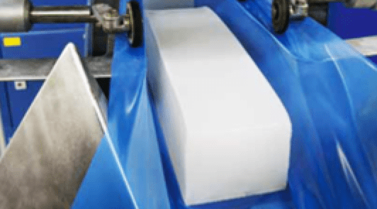 Fig. 8: High consistency silicone rubber (HCR) being packed in automated machine.