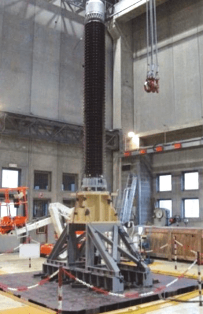 550-kV-transformer-bushing-under-test 550-kV-transformer-bushing-under-test bushing Development & Testing Bushings for Seismic Conditions 550 kV transformer bushing under test