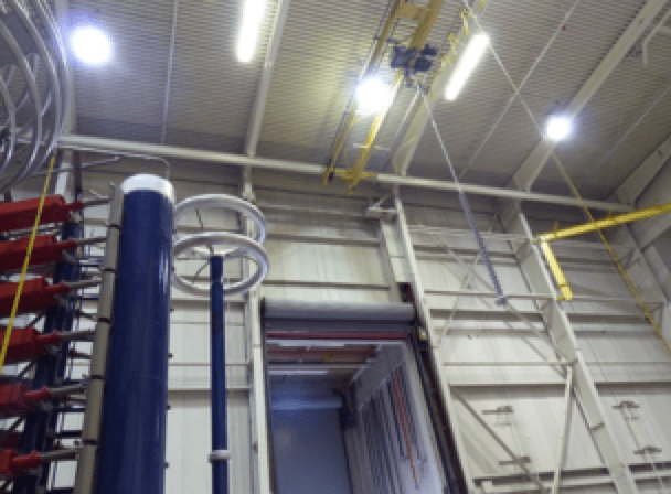 Dry-lightning-impulse-testing Dry-lightning-impulse-testing Case Study for Application of Composite Interphase Spacers Dry lightning impulse testing