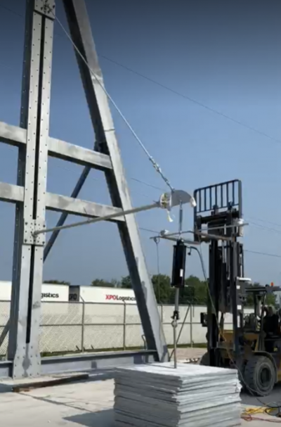 Fixed Point Test Advancing the Testing of Braced Line Post Assemblies
